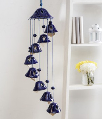 

Aroma Decor Ceramic Windchime(25 inch, Blue)