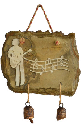 Niksang Arts Stoneware Windchime(8 inch, Beige)