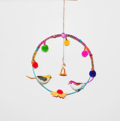 

Creative Textiles Iron Windchime(8 inch, Multicolor)