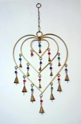 

Deboss Cast Iron Windchime(10 inch, Gold)