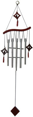 

Aaradhi Feng Shui Vastu Bells Windchime Aluminium Windchime(28.3 inch, Red)