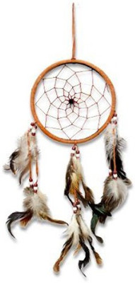

7 Ocean Feng shui feather dream catcher (7 inch) Wool Windchime(7 inch, Multicolor)