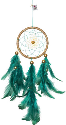 

Rooh dream catcher Wool, Jute Windchime(3.5 inch, Multicolor)