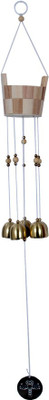 

Parampara Copper Windchime(26 inch, Multicolor)