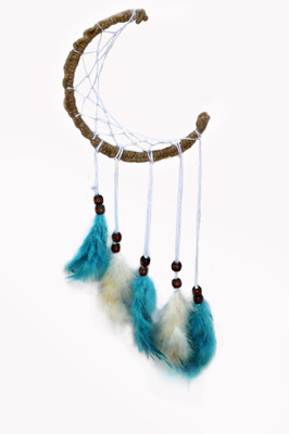 

Paperiva Dream catcher Wool Windchime(20 inch, Multicolor)