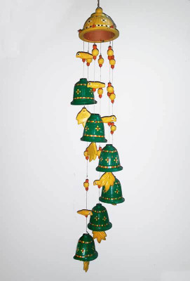 

Mabkraft Terracotta Windchime(25 inch, Multicolor)