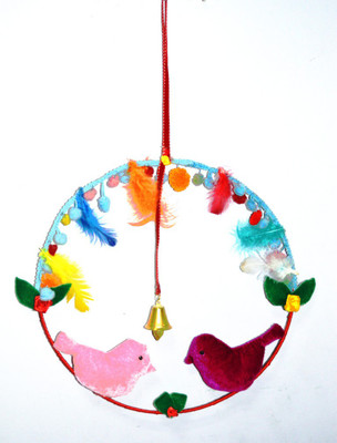 

Creative Textiles Iron, Cotton Windchime(10 inch, Multicolor)