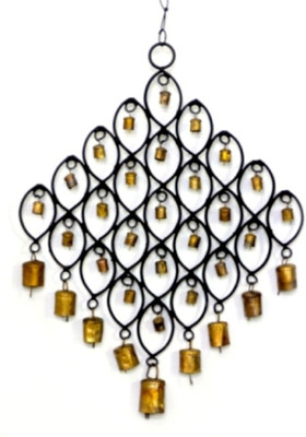 TrendsandGifts Iron Windchime(25 inch, Blue)