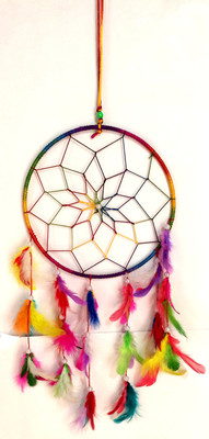 

Varanasi Enterprises Dream Catcher Wall Hanging Wool Windchime(16 inch, Multicolor)