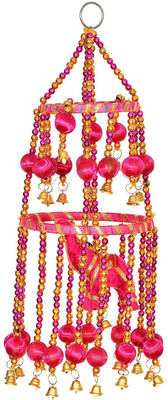 

Chesta Enterprises Jute Windchime(33 inch, Pink)