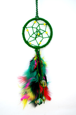 

Paperiva Dream Catcher Wool Windchime(16 inch, Multicolor)