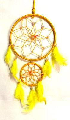 

Varanasi Enterprises Multicolor Dream Catcher Wall Hanging Wool Windchime(12 inch, Multicolor)