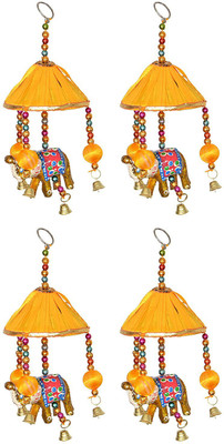 

Chesta Enterprises Cotton Windchime(9 inch, Multicolor)