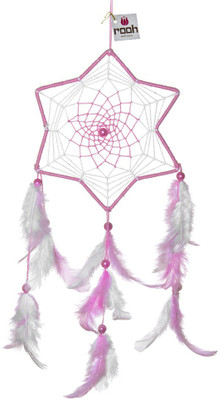 

Rooh Wellness Wool Windchime(13.4 inch, Pink, White)