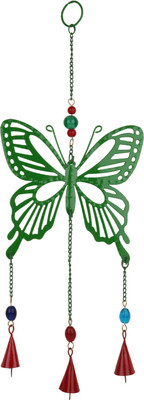 

Trendsandgifts Indoor And Out Door Use Iron Windchime(18 inch, Green)