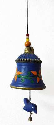 

Mabkraft Terracotta Windchime(7 inch, Multicolor)