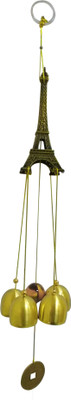

Starstell Fengshui High Quality Auspicious Tinkling Eiffel Tower Aluminium Windchime(35 inch, Gold)