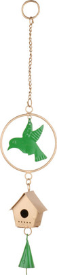 

Trendsandgifts Indoor And Out Door Use Iron Windchime(13.5 inch, Gold)