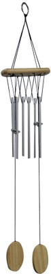 

DivyaMantra Feng Shui Vastu Wind Chime with 2 Hangings for Positive Energy Aluminium Windchime(21 inch, Steel)