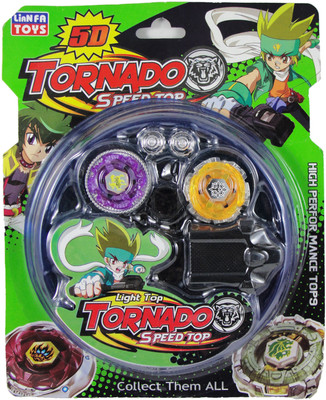 

La Shades Suspended 5D Tornado Lightning Beyblade Wind Spinner(Multicolor)