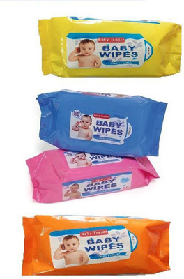 

Baby Tender cotton WET wipes(4 Pieces)
