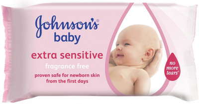 

Johnson's Extra Sensitive Wipes(64 Pieces)