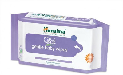 2 OFF on HIMALAYA Himalaya Gentle Baby Wipes 72 pcs set of 1