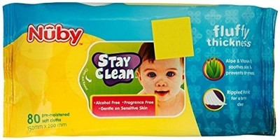 

Nuby Baby Alcohol Free Wipe(80 Pieces)