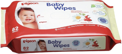 

Pigeon Baby Wipes Chamomile and Rosehip Refill(82 Pieces)
