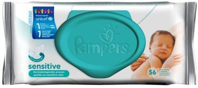

Pampers Baby Wipes Sensitive(56 Pieces)