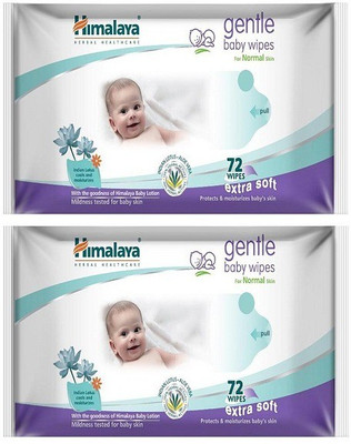 

Himalaya Gentle Baby wipes(2 Pieces)