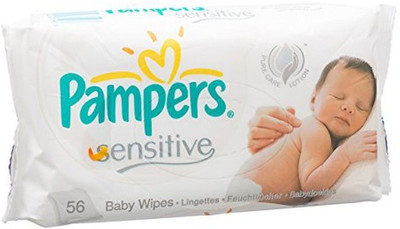 Pampers Sensitive Wet Wipes(56 Pieces)