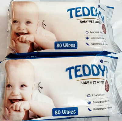 Buy Teddy Baby wet wipes pack of 2 2 Pieces on Flipkart