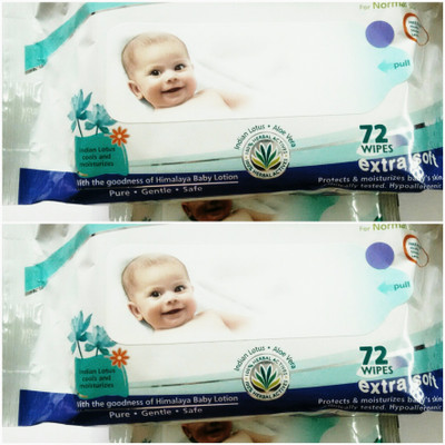 

Himalaya Gentle Baby wipes(2 Pieces)