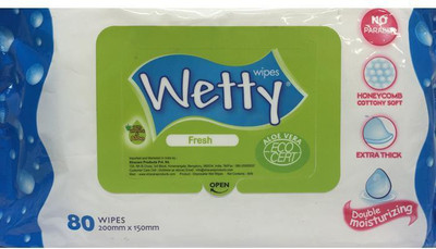 

Xtracare Wetty Wipes 80Pk - Fresh