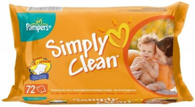 

Pampers Simply Clean Wet Wipes(72 Pieces)