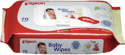 

Pigeon Baby Wipes Chamomile and Rosehip(70 Pieces)