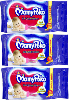 

MamyPoko Soft Baby Wipes(3 Pieces)