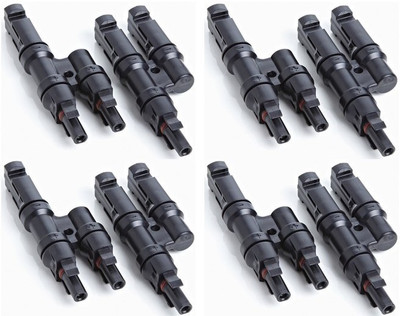 

SuRCLe SMC4BTC 4 pairs of Branch Wire Connector(Black, Pack of 8)