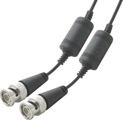 MX S-022 D1 1 Pair BNC Video Balun Coaxial Waterproof over UTP Cat5 Cat5e Cat6 Cable upto 300 Meters - Transceiver for CCTV Camera and dvr Wire Connector(Black, Silver, Pack of 2) available at flipkart for Rs.289
