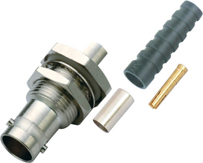 MX SDI BNC3522 SDI BNC Female Crimp type Connector for HD-SDI Cable & SDI CCTV Camera Wire Connector(Silver, Pack of 1) available at flipkart for Rs.249
