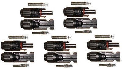 

SuRCLe solarMC4 5 pairs Wire Connector(Black, Pack of 5)