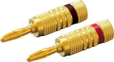 

MX 758 4mm BANANA PLUG BINDING POST for SPEAKER CABLE Wire Connector(Gold, Pack of 2)