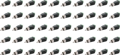 

MX S-017 RCA for CCTV cameras, TV and DVRs Wire Connector(Black, Green, Pack of 50)