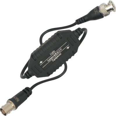 

MX S-030 BNC VIDEO GROUND LOOP ISOLATOR for CCTV Camera DVR Wire Connector(Black, Pack of 1)