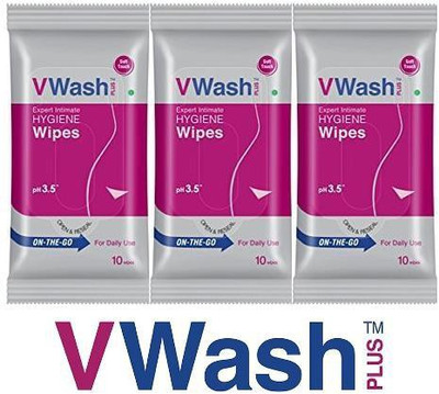 

V Wash hygiene Intimate Wipes(30 Sheets)
