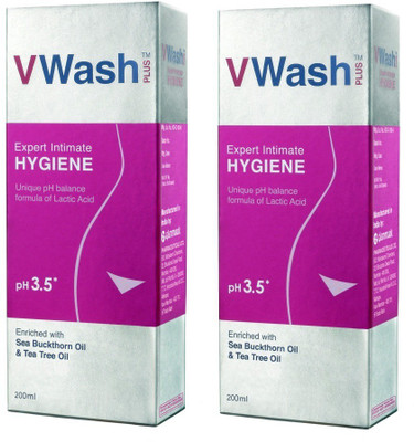 

V Wash V wash Intimate Hygiene pack of 2 Intimate Wash(400 ml)