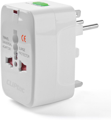 Cliptec GZJ130WH Worldwide Adaptor White Cliptec Laptop Accessories