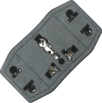 

MX 3 Sockets Universal Spike Suppressor with Fuse 4 Socket Surge Protector(Black)