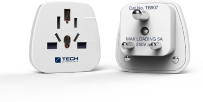 

Travel Blue Tourist to India Worldwide Adaptor(White)